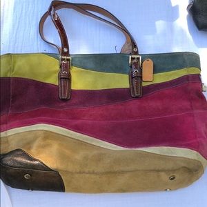 Multi Color Coach Bag